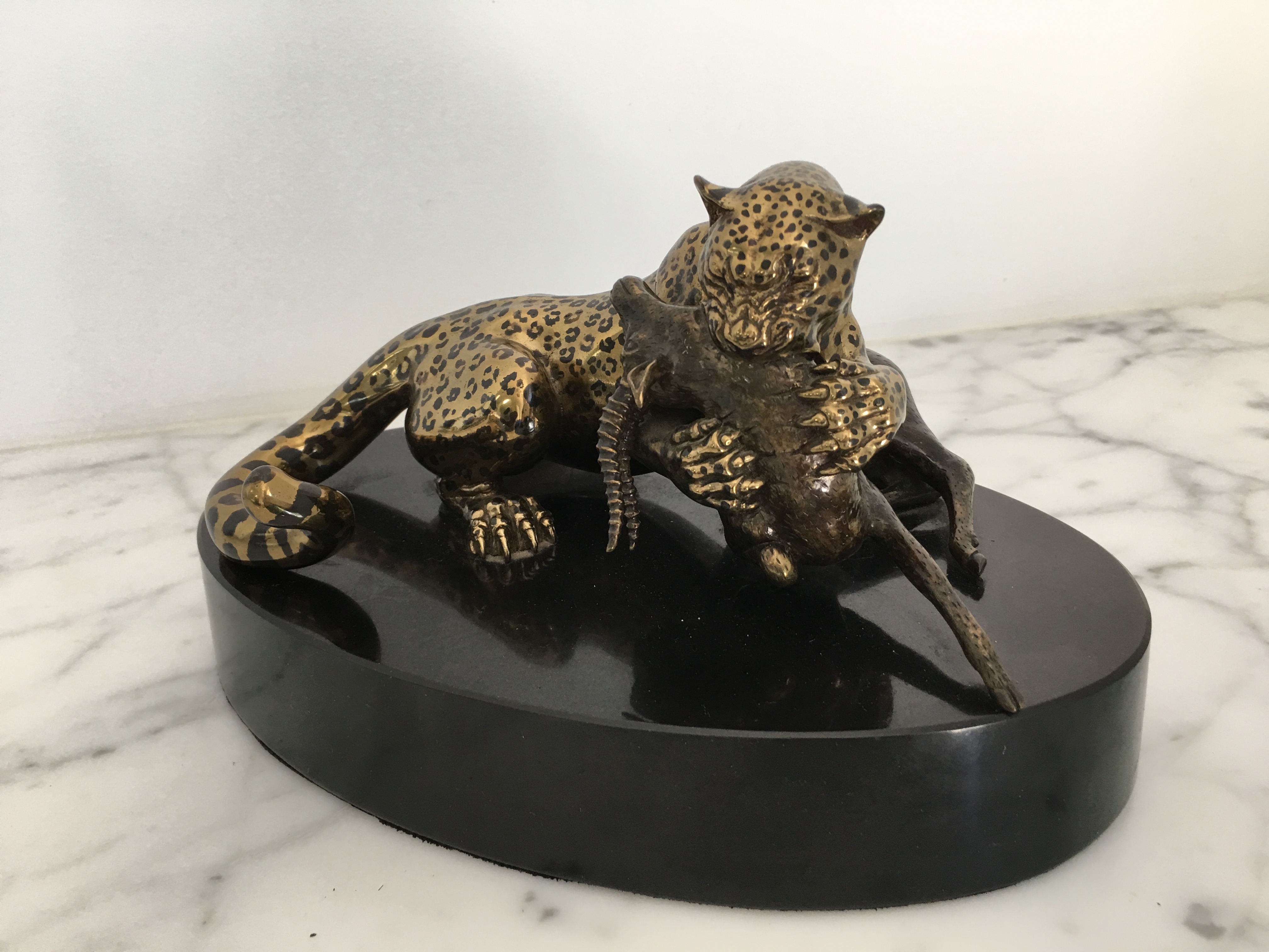 leopard and gazelle