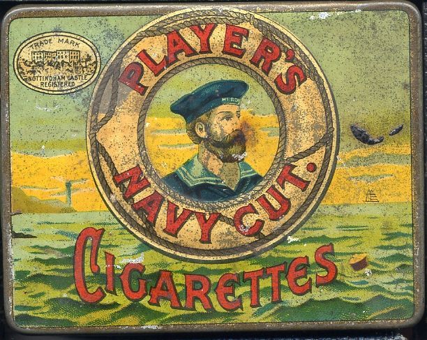 Players Navy Cut Tin 