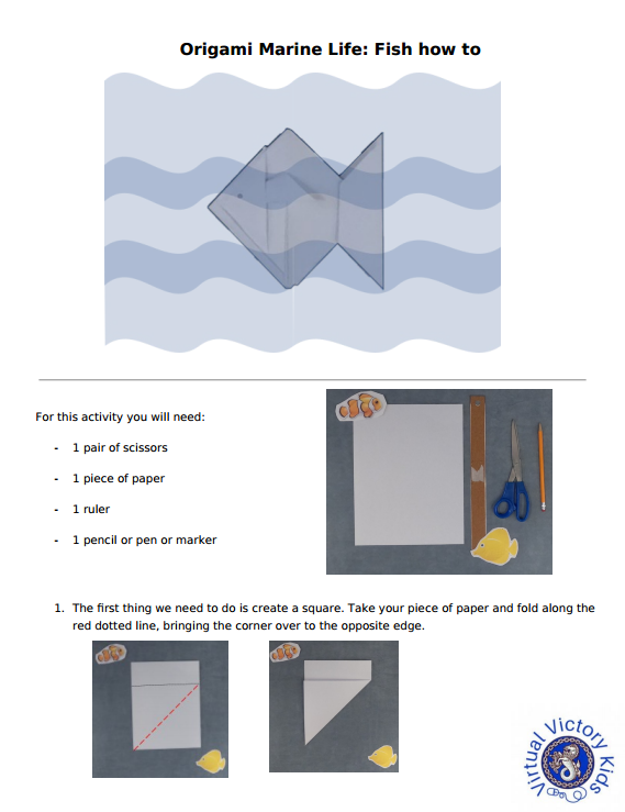 fish origami instructions