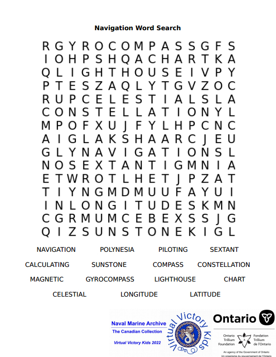 navigation word search