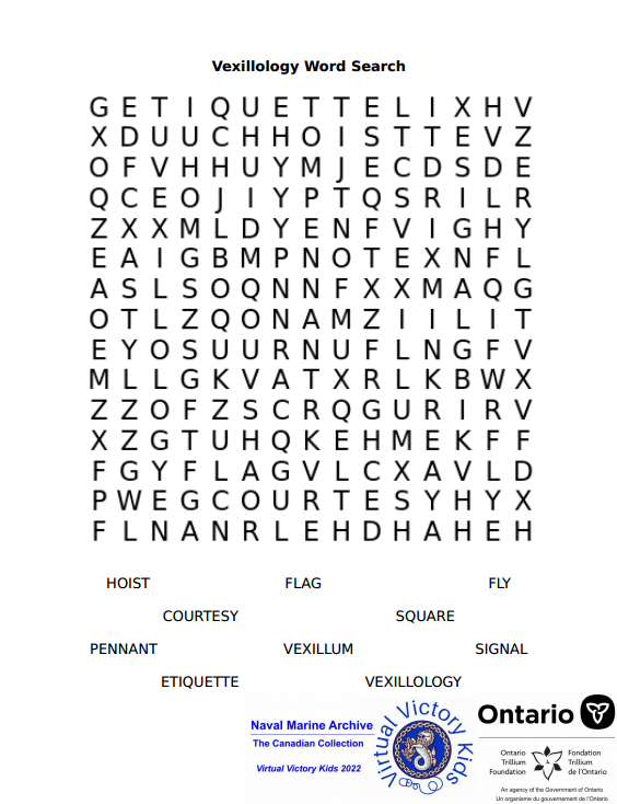 flags word search